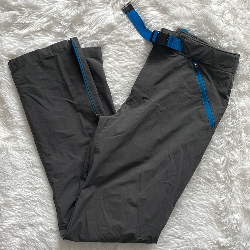 Patagonia Hiking Outdoor Climbing Pants with build in belt mens 30”